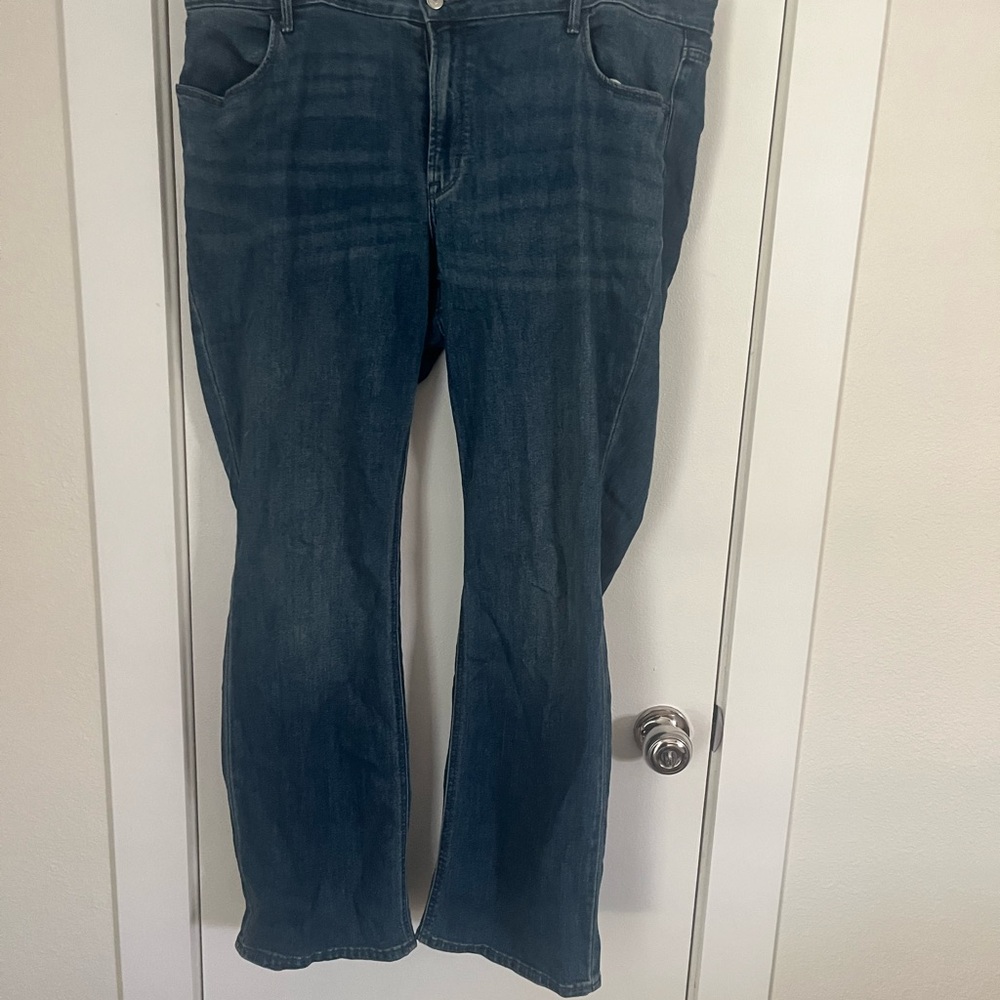 Old Navy Women's Dark Blue Boot Cut Jeans